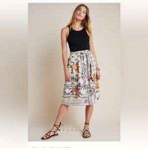 Anthropologie - Devi Embroidered Midi Skirt from Vineet Bahl